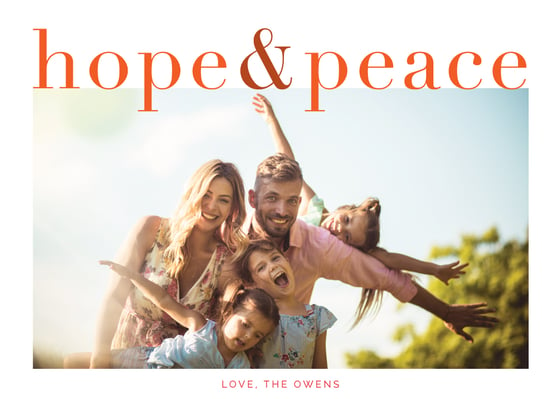 Image of hope + peace
