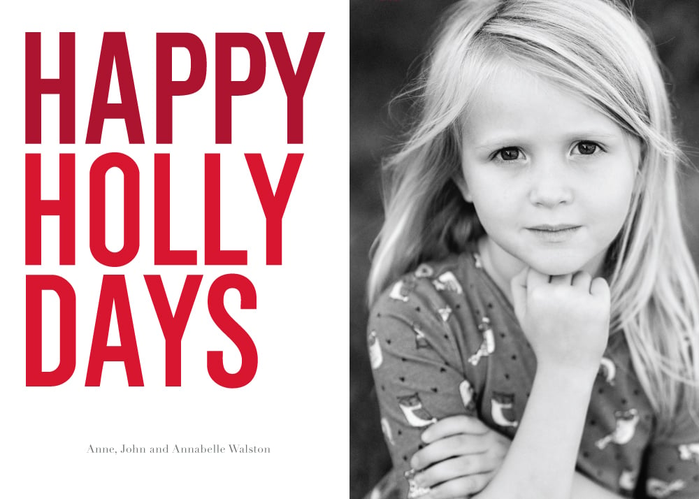 Image of Happy Holly Days