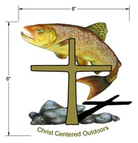 Image 2 of Brown Trout Decal