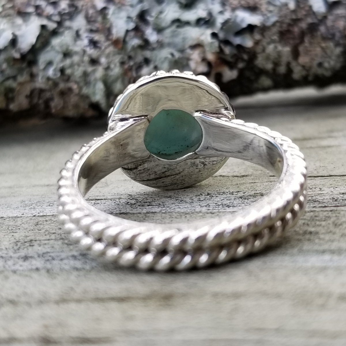 Image of Oceana - Larimar Ring in Sterling Silver