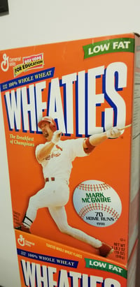 Mark McGwire Wheaties box