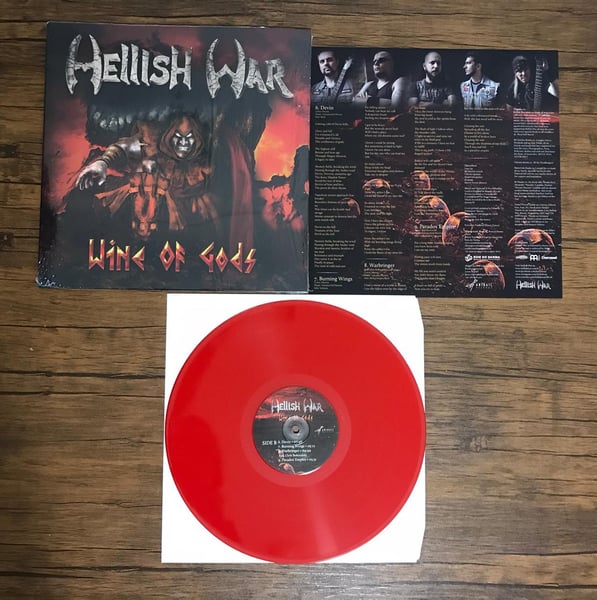 Image of Hellish War - Wine of Gods (Red Vinyl)