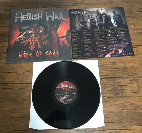 Image of Hellish War - Wine of Gods (Black Vinyl)