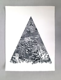 Image 5 of Sea Angle - Linocut Print 