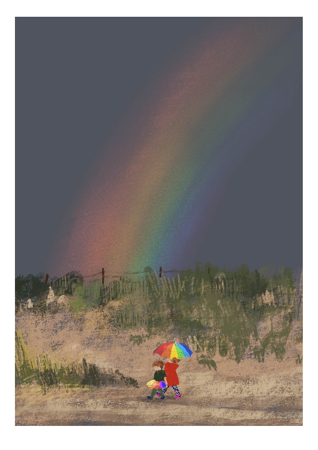 Image of 'Rainbow' A4 Archive quality Print