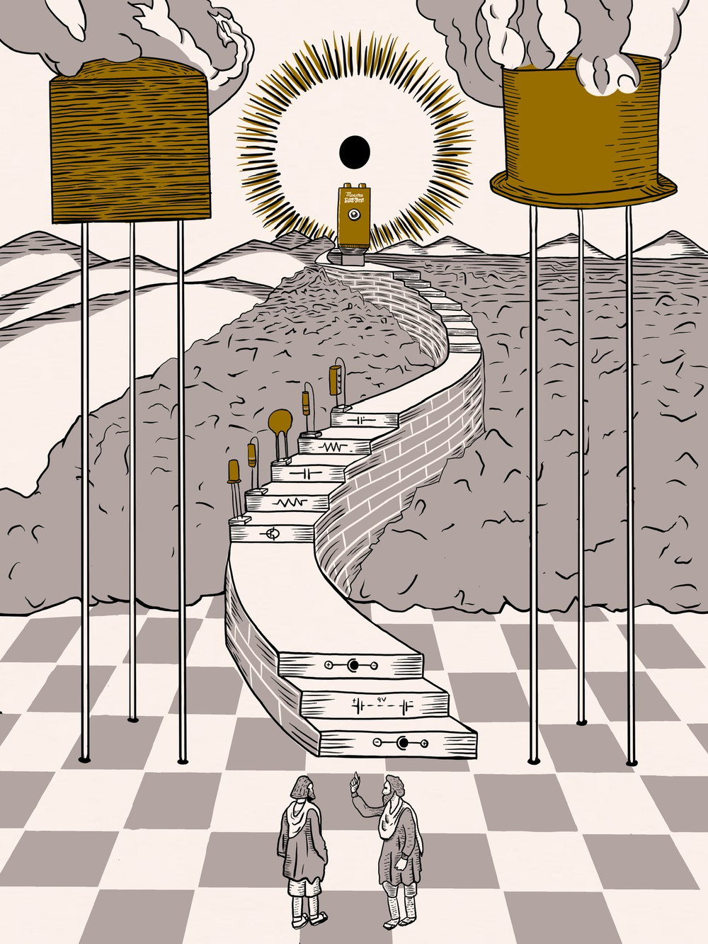 Path to EnlighTONEment 18x24 Screen Print - Only 25 made