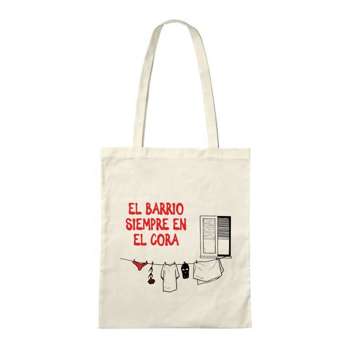 Image of Tote bag EL BARRIO SIEMPRE EN EL CORA