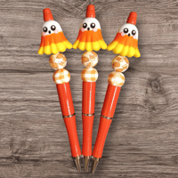 Candy Corn Ghost Pens 