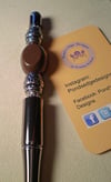 Fashionista Pen - Brown and Silver