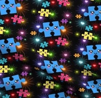 Image 4 of Autism Awareness Fabric for Custom Orders