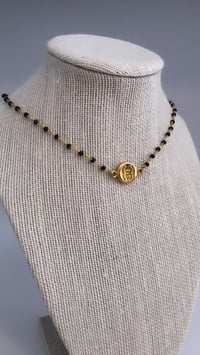 Image 2 of Black Spinel ~ Double C CHANEL Coin 