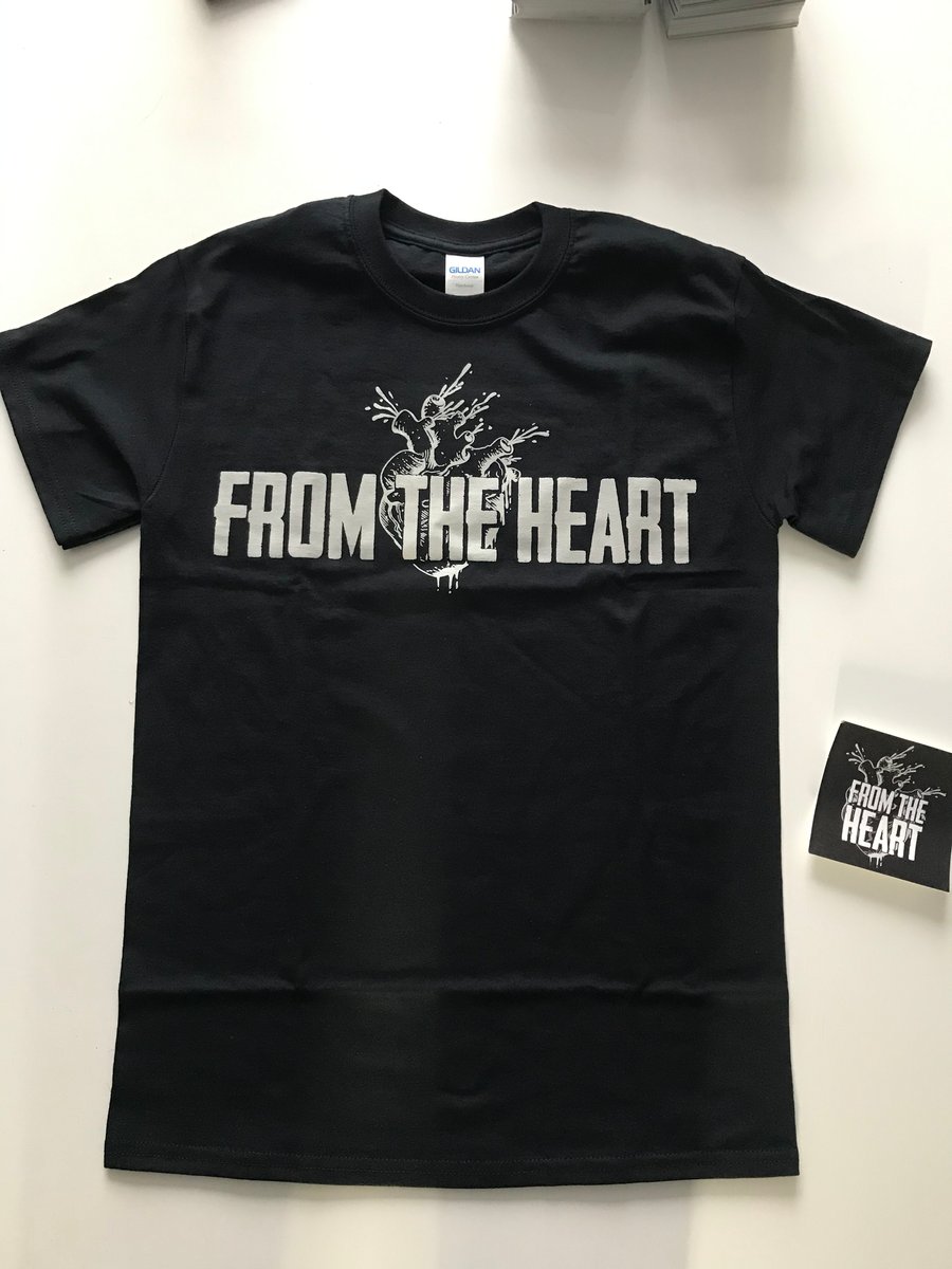 Image of Shirt BLACK. From the heart