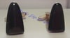 Obsidian Triangle Cuff Links