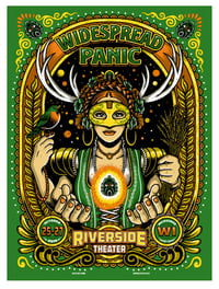 Image 1 of WIDESPREAD PANIC @ Milwaukee, WI - 2019 & "Emerald Green" & "Foil variants"