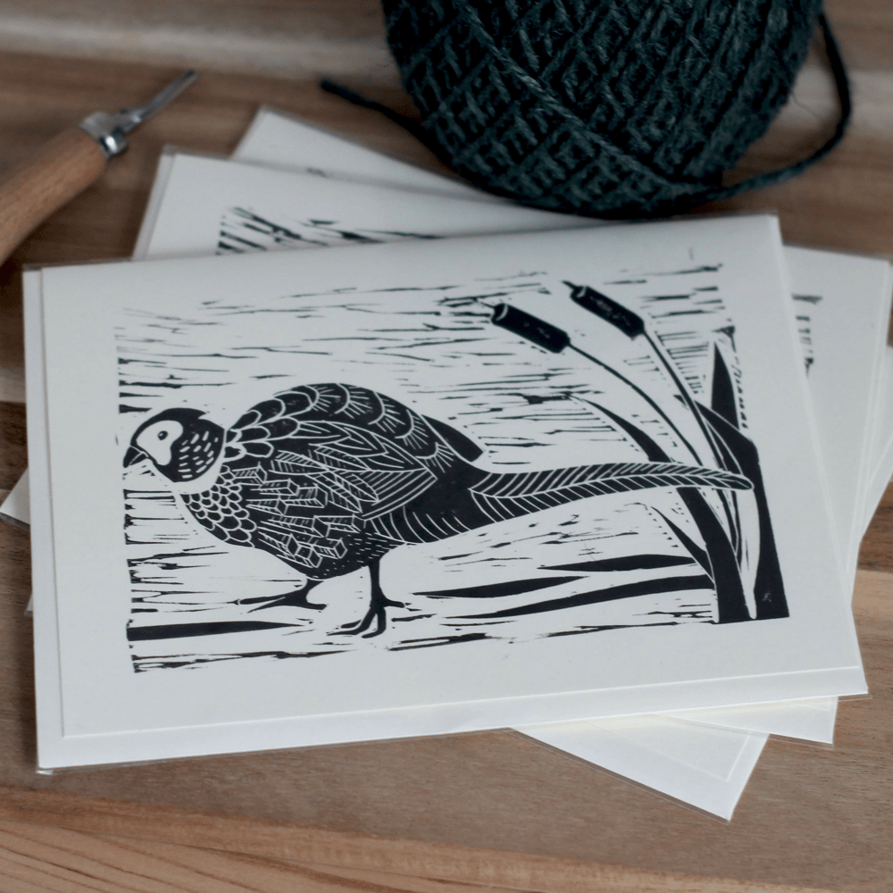 Image of 'Pheasant in the bulrush'