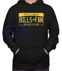 Bills Fan NYS Plate Hoodie