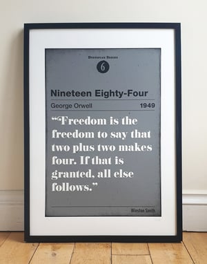 Image of 1984, Nineteen Eighty-Four Screen Print