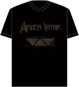 Image of Ashes Within Black Logo Tee