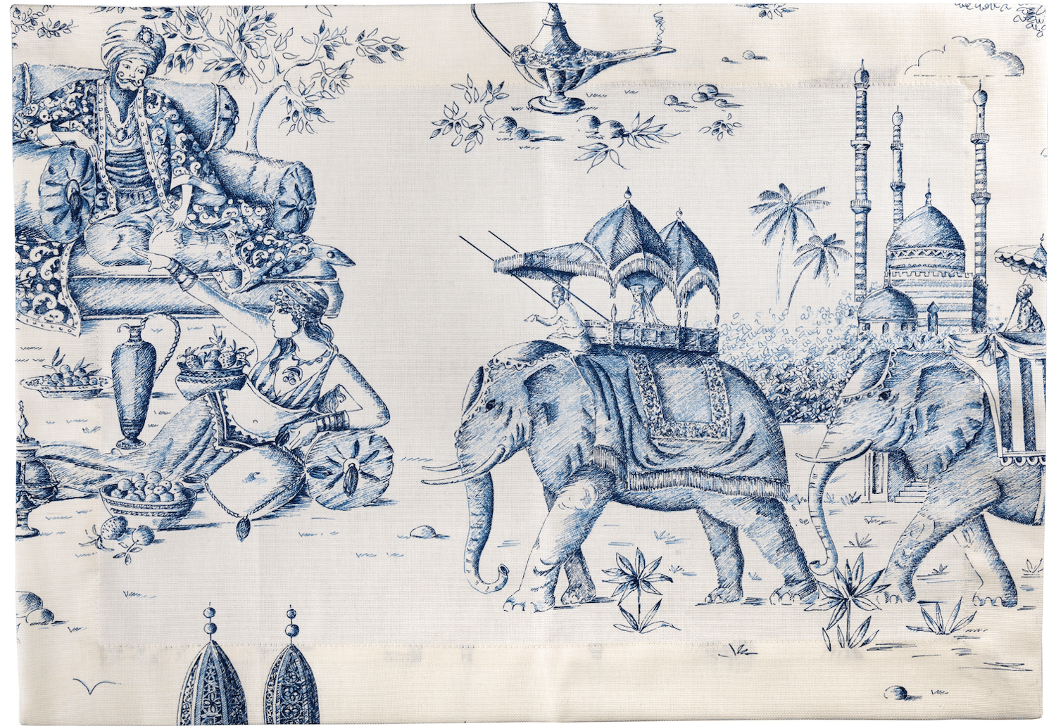 Image of 2 Tovagliette americane Mille e una Notte / 2 Mille e una Notte placemats