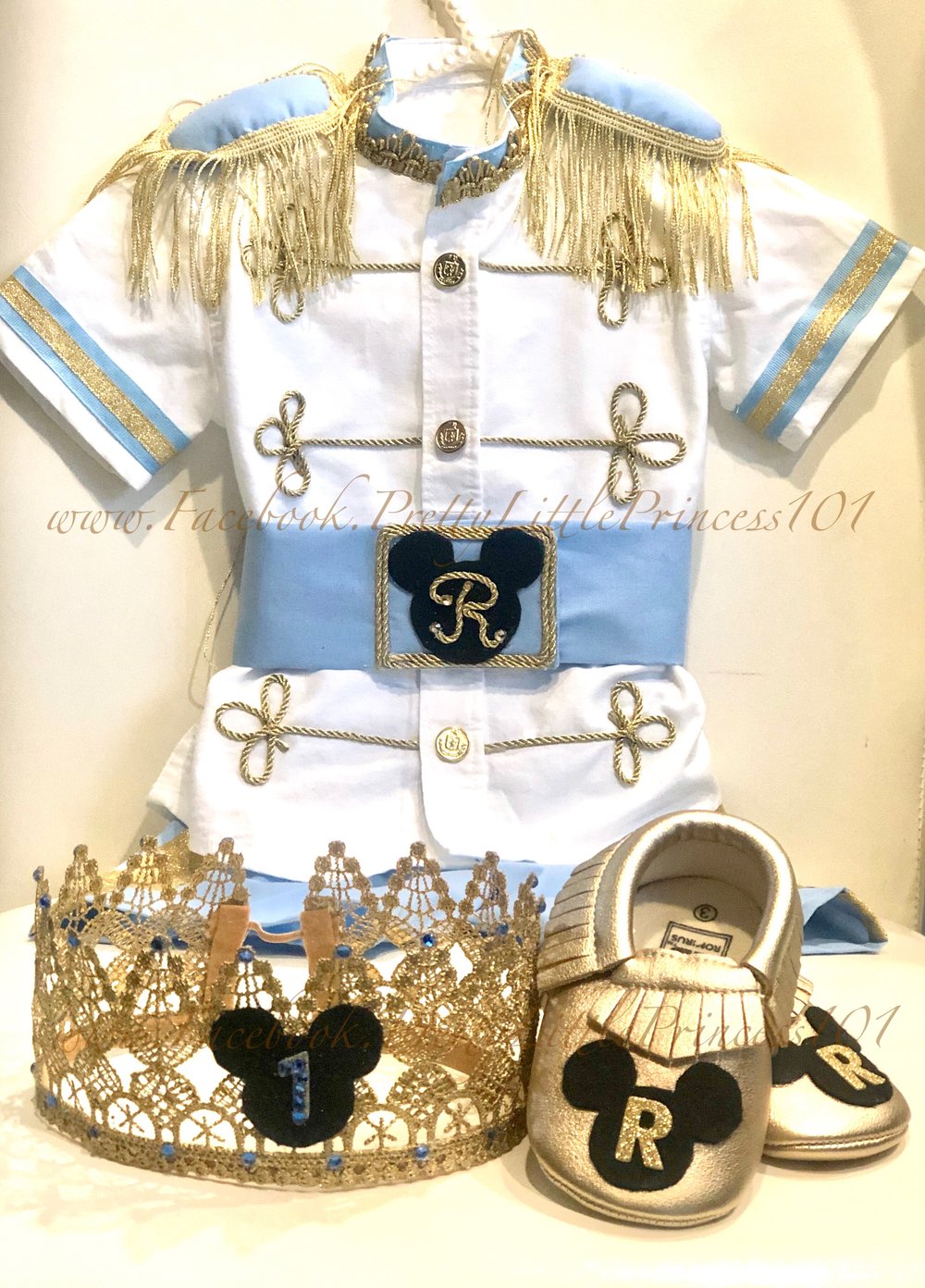 Image of Personalized Mickey Prince Outfit (Crown & Shoes sold separately)
