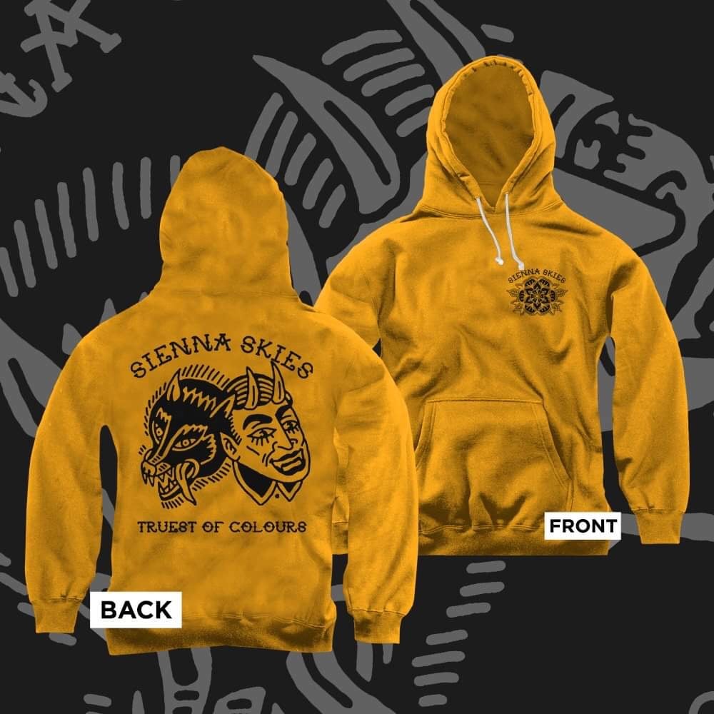 gold hoodies