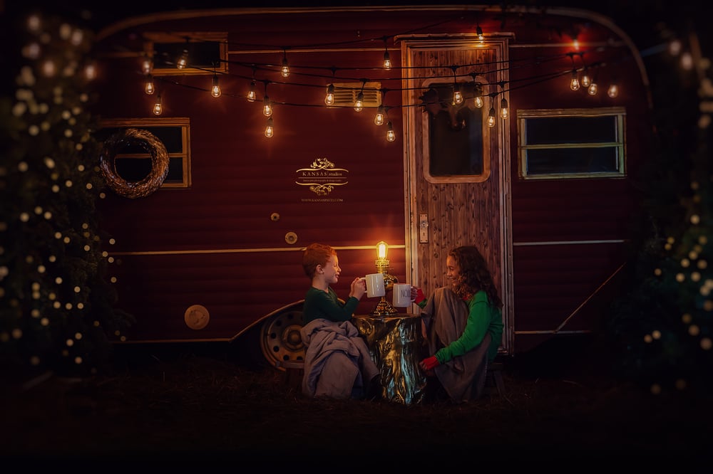 Image of 2019 Magical Vintage Christmas Camper Limited Edition Sessions