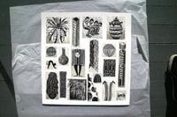 Image 2 of Singapore Stamp - Linocut Print 
