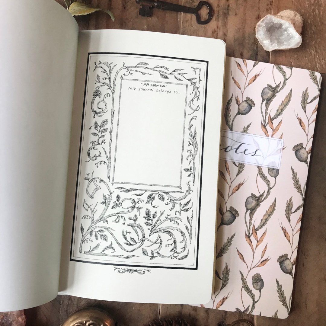 Poppy Pattern Notebook | Jessica Roux