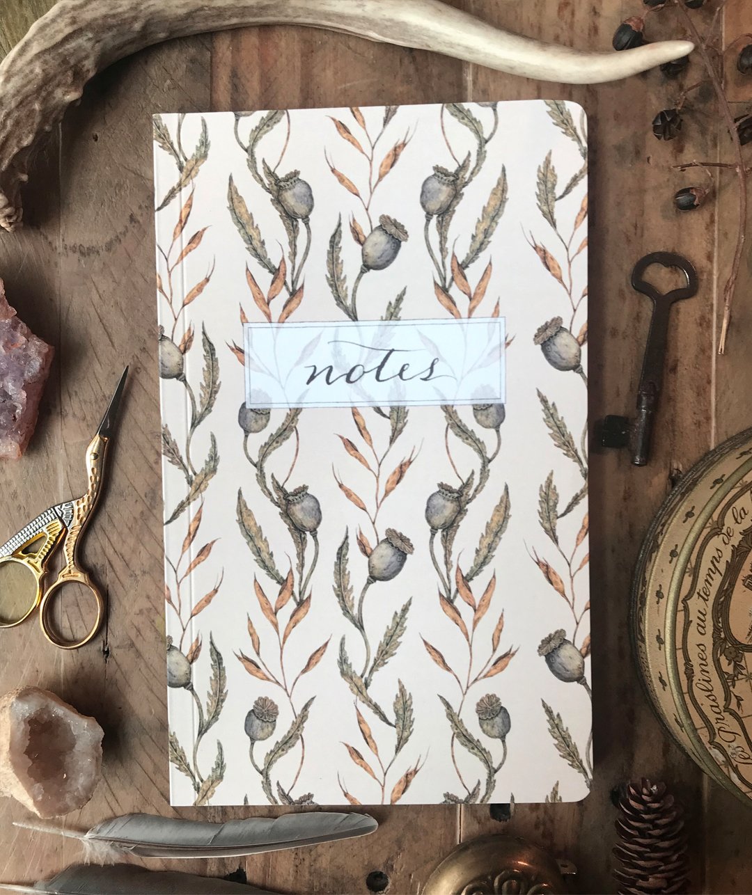 Image of Poppy Pattern Notebook