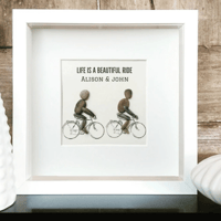 Image 2 of Couple on bikes artwork