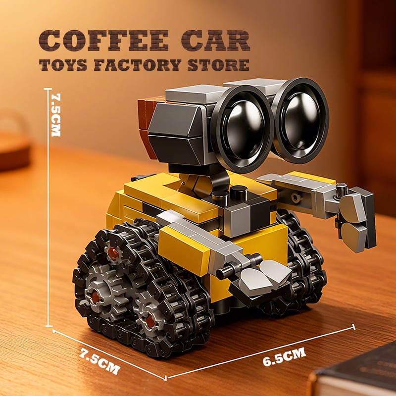 Image of Space Mini Robot MOC Building Bricks Toys 217Pcs Tracked Bot Model Classic Movie Sci-Fi Blocks Dolls