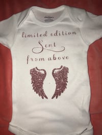 Image 1 of Onesies for baby  glitter and non glitter 