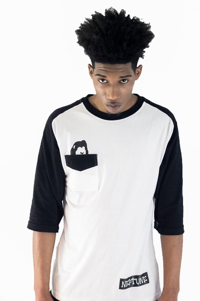 Image of PEEKABOO BASEBALL TEE