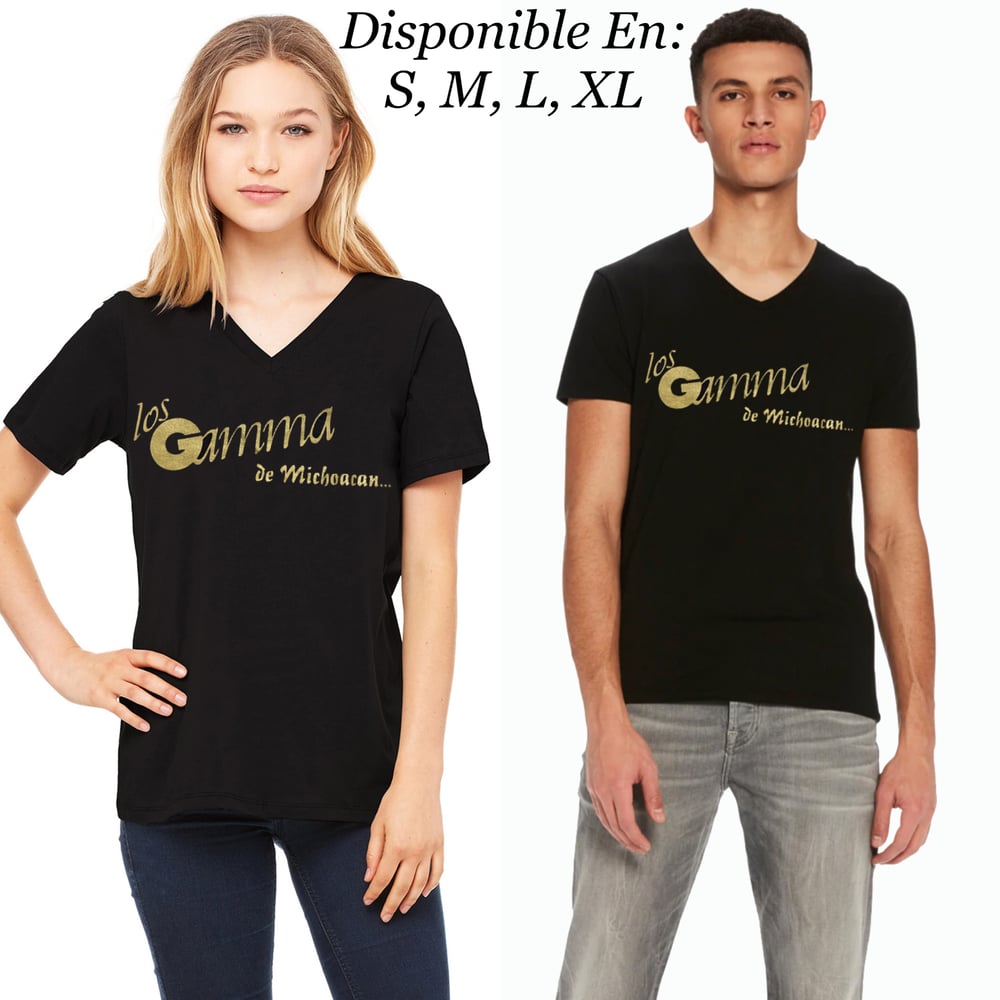 Image of Black V Neck Shirt