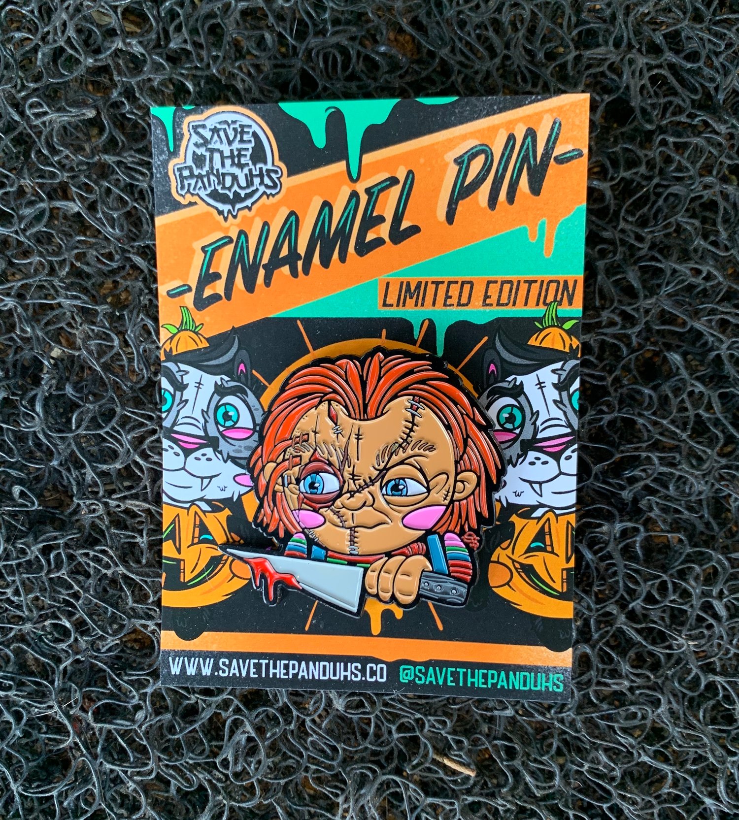 Chucky Enamel Pin
