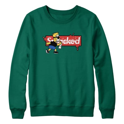 Image of “Smacked Halloween 19 Springfields Blood Paint Box Logo” -Emerald Green Edition