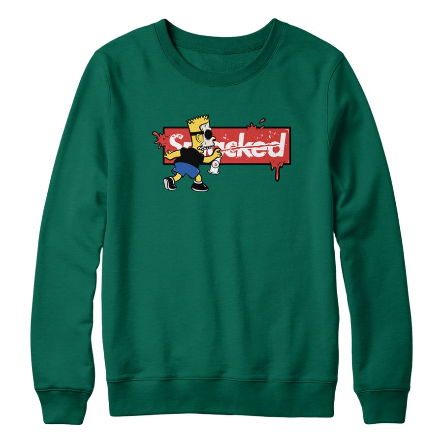 Image of “Smacked Halloween 19 Springfields Blood Paint Box Logo” -Emerald Green Edition