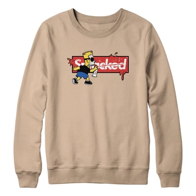 Image of “Smacked Halloween 19 Springfields Blood Paint Box Logo” -Sandstone Edition