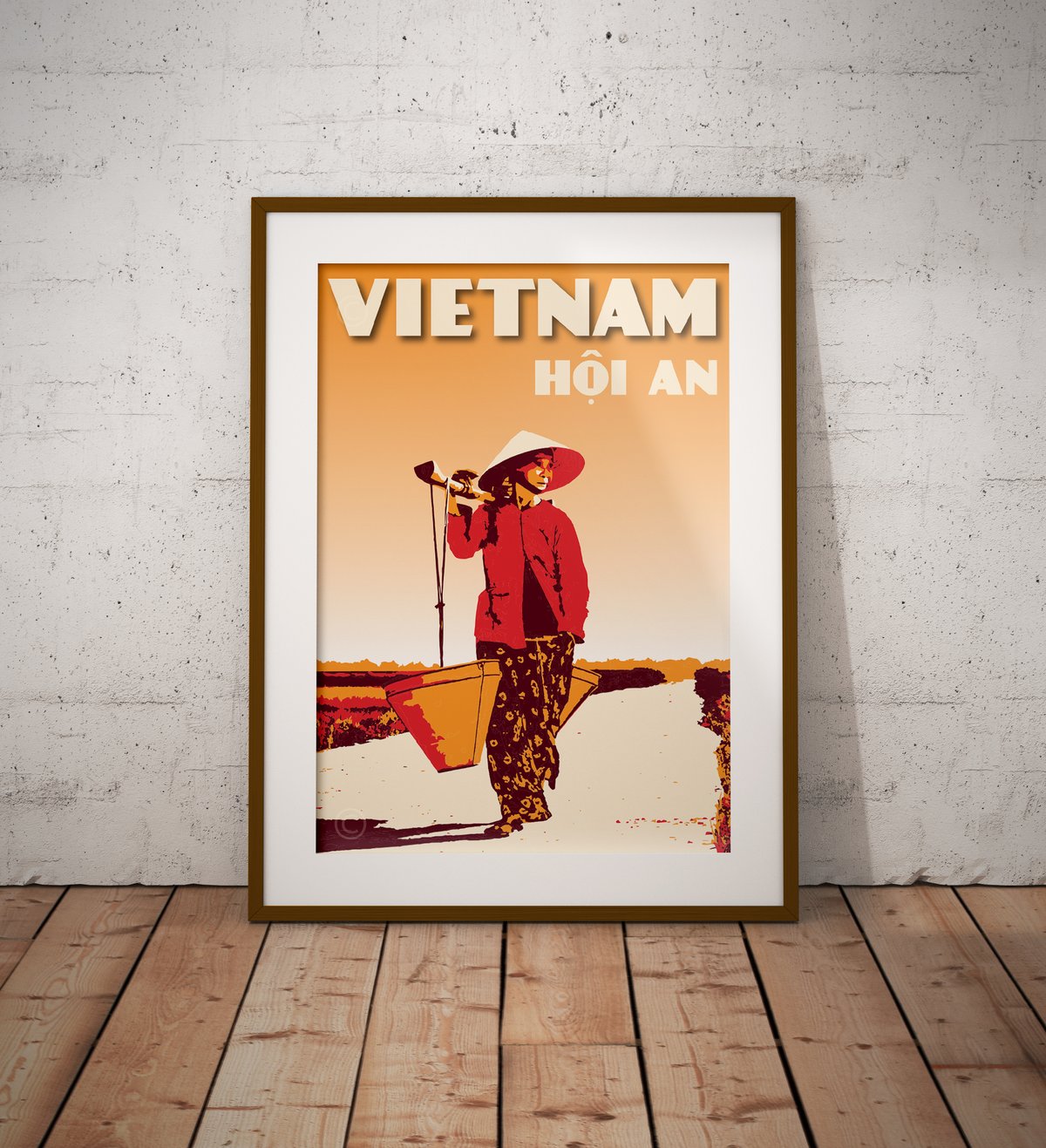 Vintage Souvenirs Vietnam - Posters & Maps | Vintage Poster
