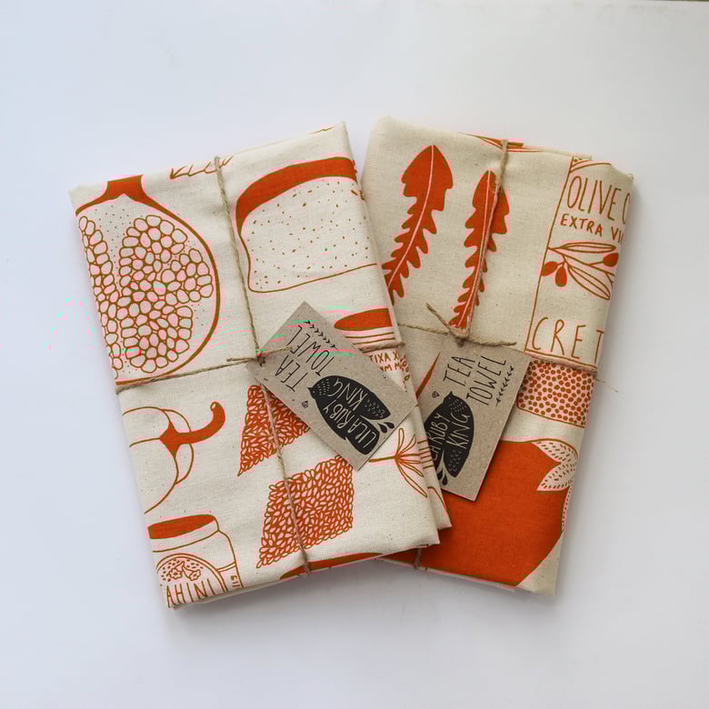 Image of Pantopoleio Tea Towel