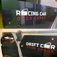 Image 2 of 2 x Track / Rally / Racing / Drift Car Door Cards Decal Stickers