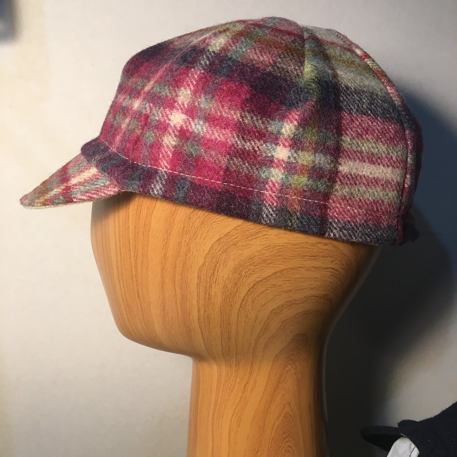 tweed cycling cap