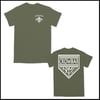 CROWBAR ARMY CREST TEE (GREEN) 