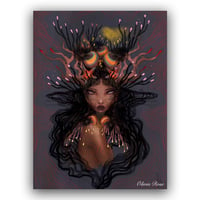 Image 2 of Coral queen A4 print 