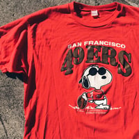 Original 80’s Snoopy SF 49ers Tee.