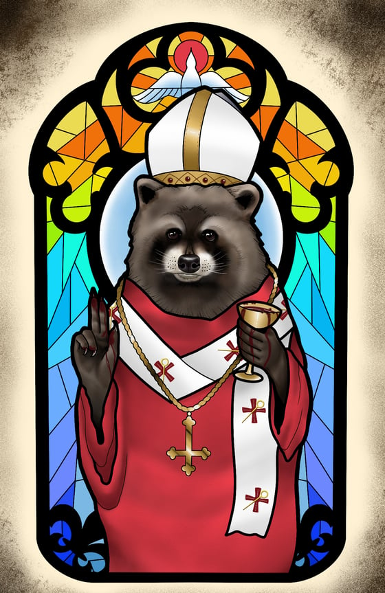 Image of Raccoon Pope