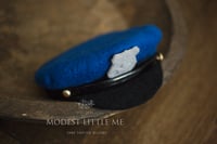 Image 3 of Felted Police Officer Hat