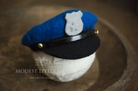 Image 1 of Felted Police Officer Hat