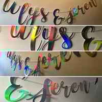 Image 1 of Custom Bunting in glitter or holographic card