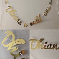 Image 3 of Custom Bunting in glitter or holographic card